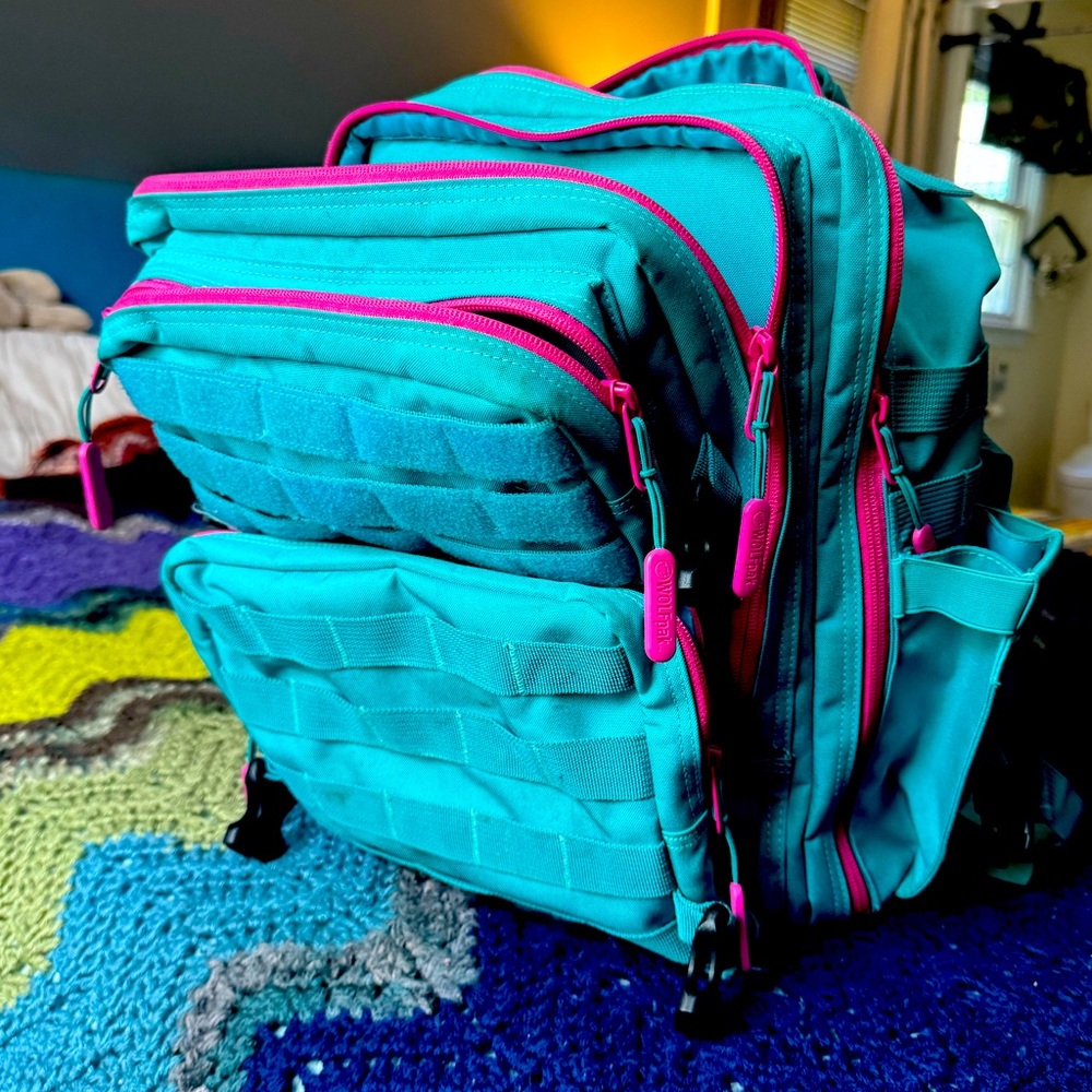 Woldpak 35L backpack, Aqua